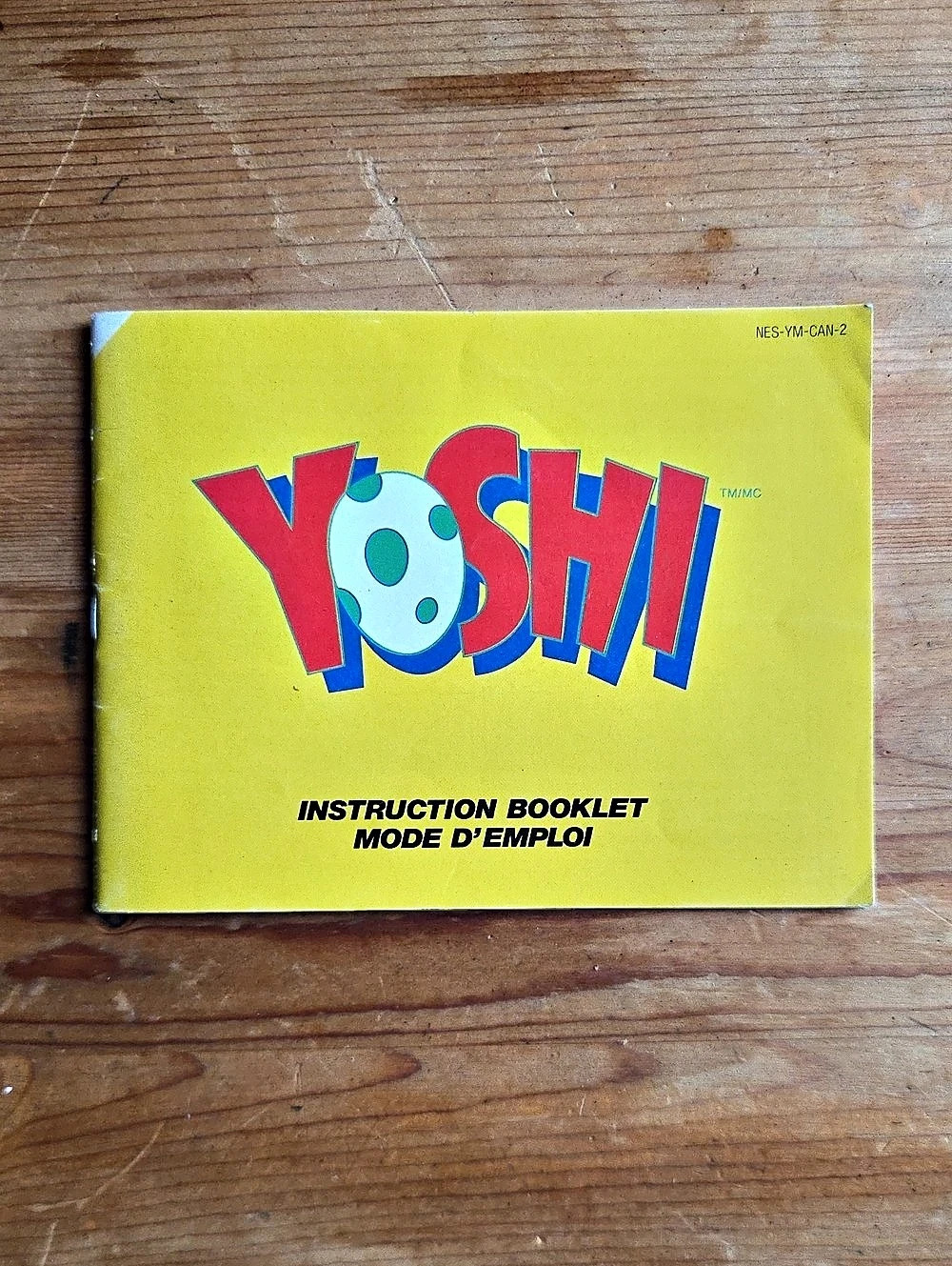 Vintage Yoshi NES Nintendo Instruction Manual Original Authentic 1992 Booklet
